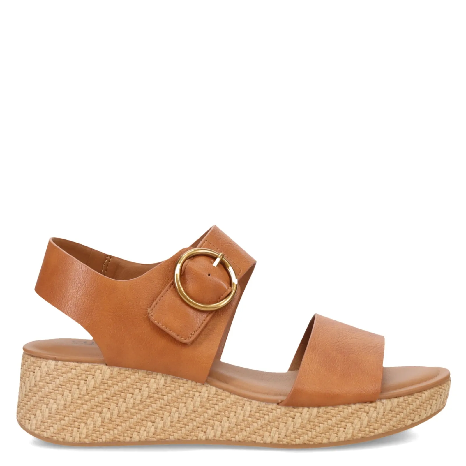Eurosoft by Sofft Wedges|Women's , Finnly Sandal Medium Brown