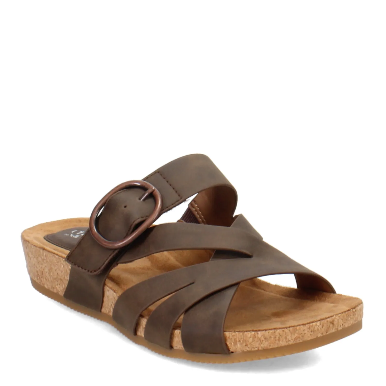 Eurosoft by Sofft Wedges|Women's , Gwenda Sandal Mocha