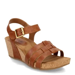 Eurosoft by Sofft Wedges|Women's , Ericka Sandal Luggage