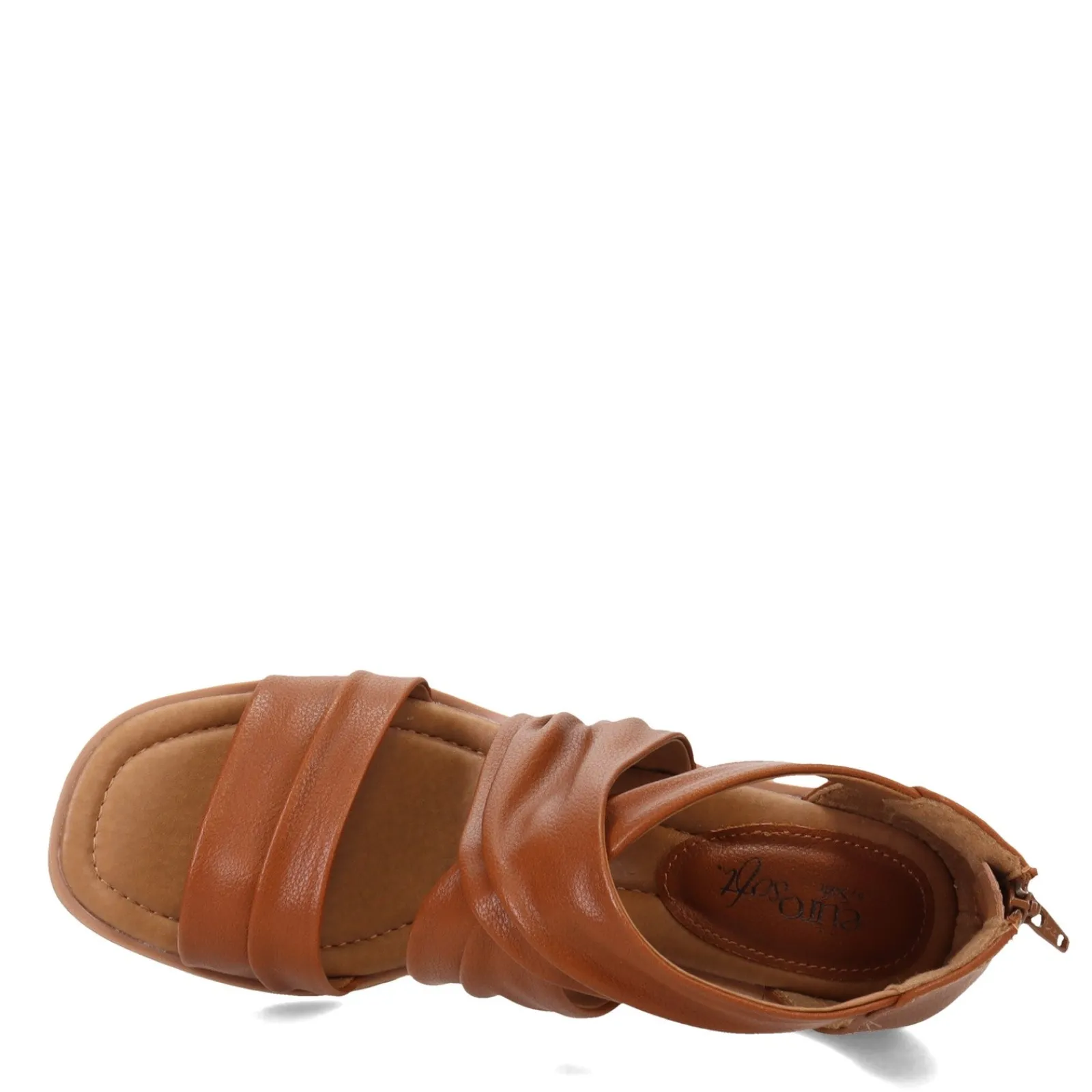 Eurosoft by Sofft Wedges|Women's , Ginnifer Sandal Brown