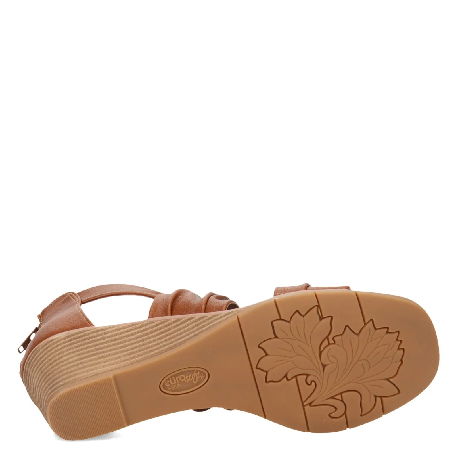 Eurosoft by Sofft Wedges|Women's , Ginnifer Sandal Brown