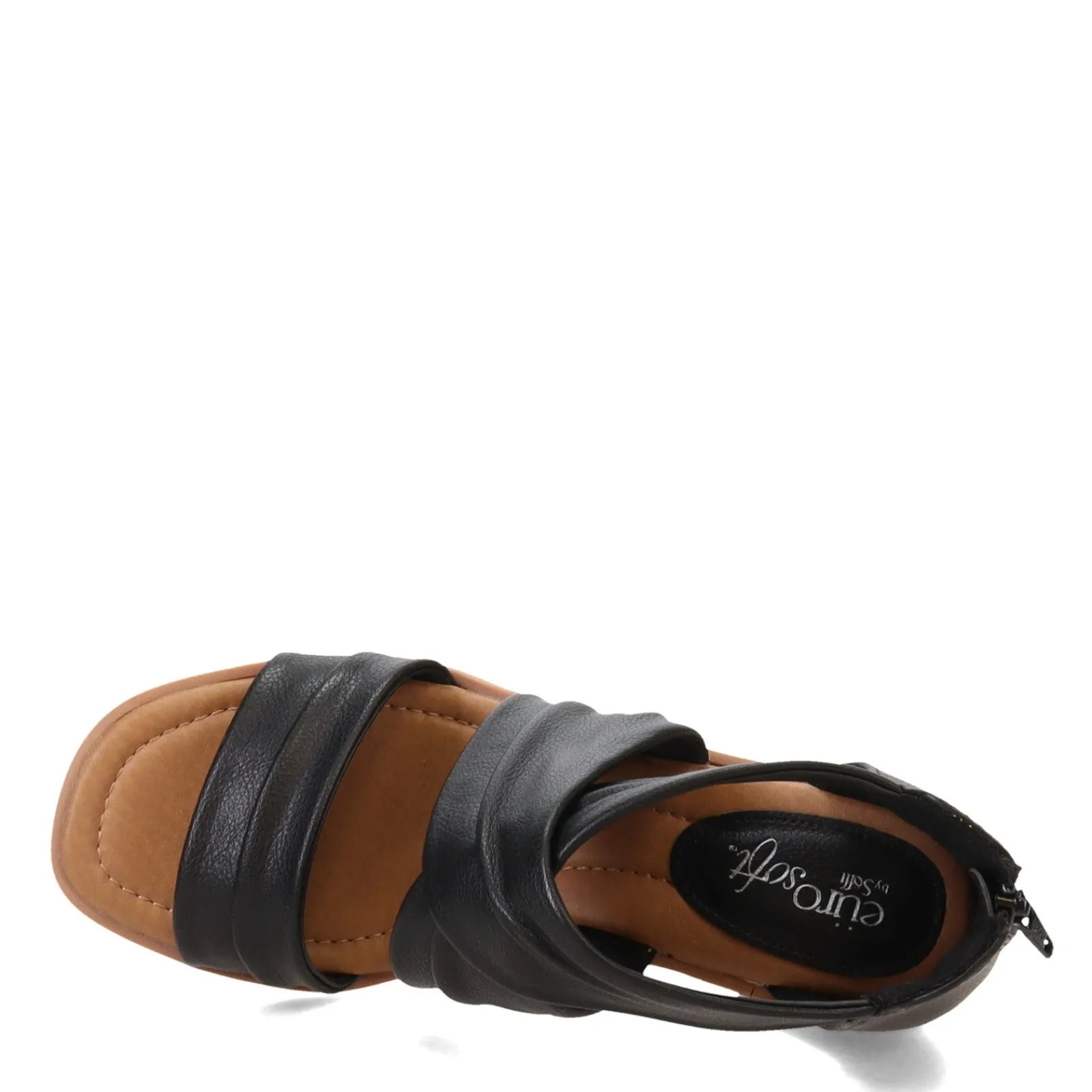 Eurosoft by Sofft Wedges|Women's , Ginnifer Sandal Black
