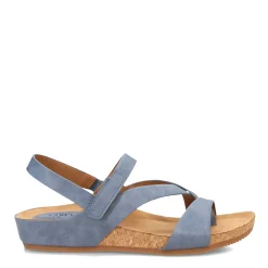 Eurosoft by Sofft Wedges|Women's Eurosoft, Gianetta Sandal Blue