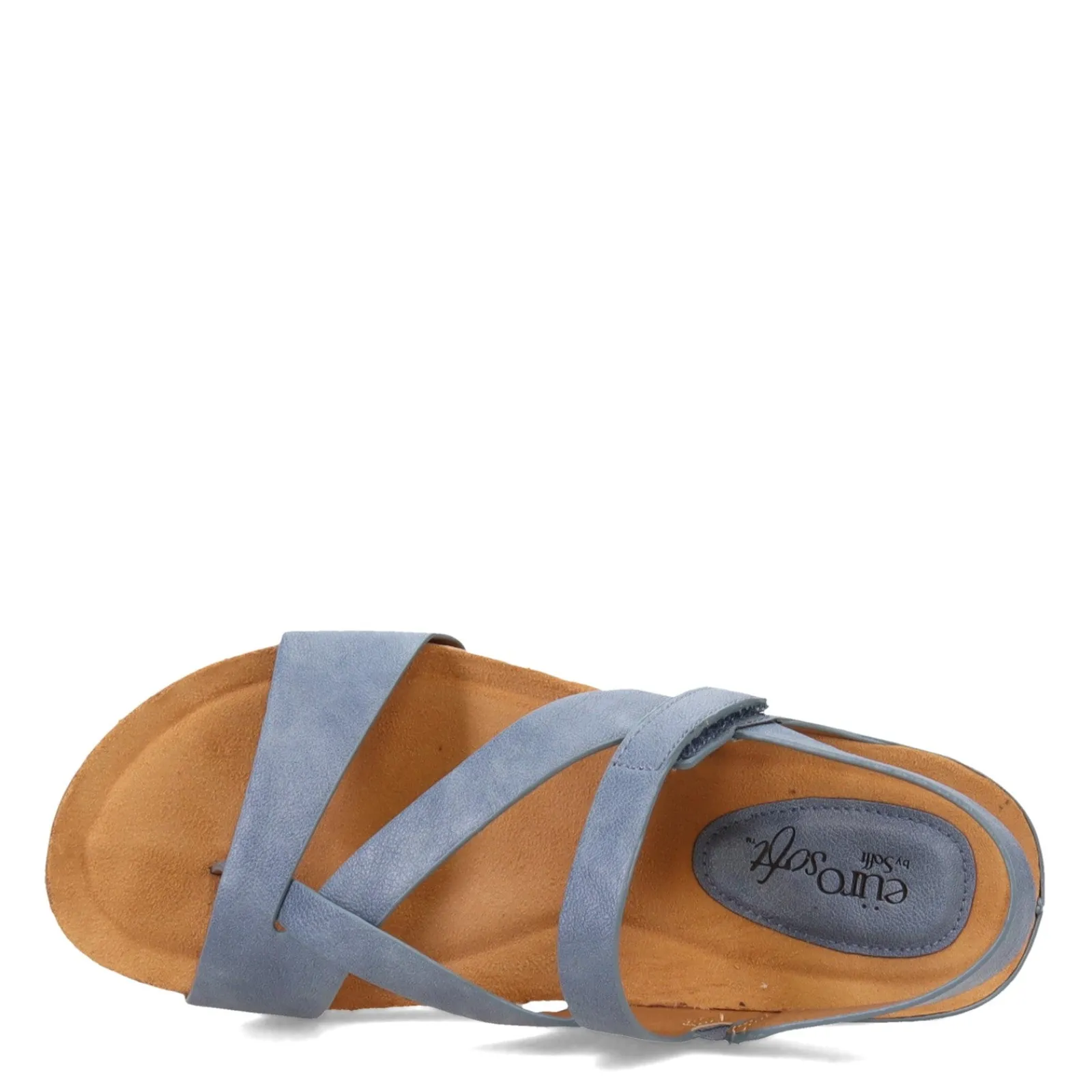 Eurosoft by Sofft Wedges|Women's Eurosoft, Gianetta Sandal Blue