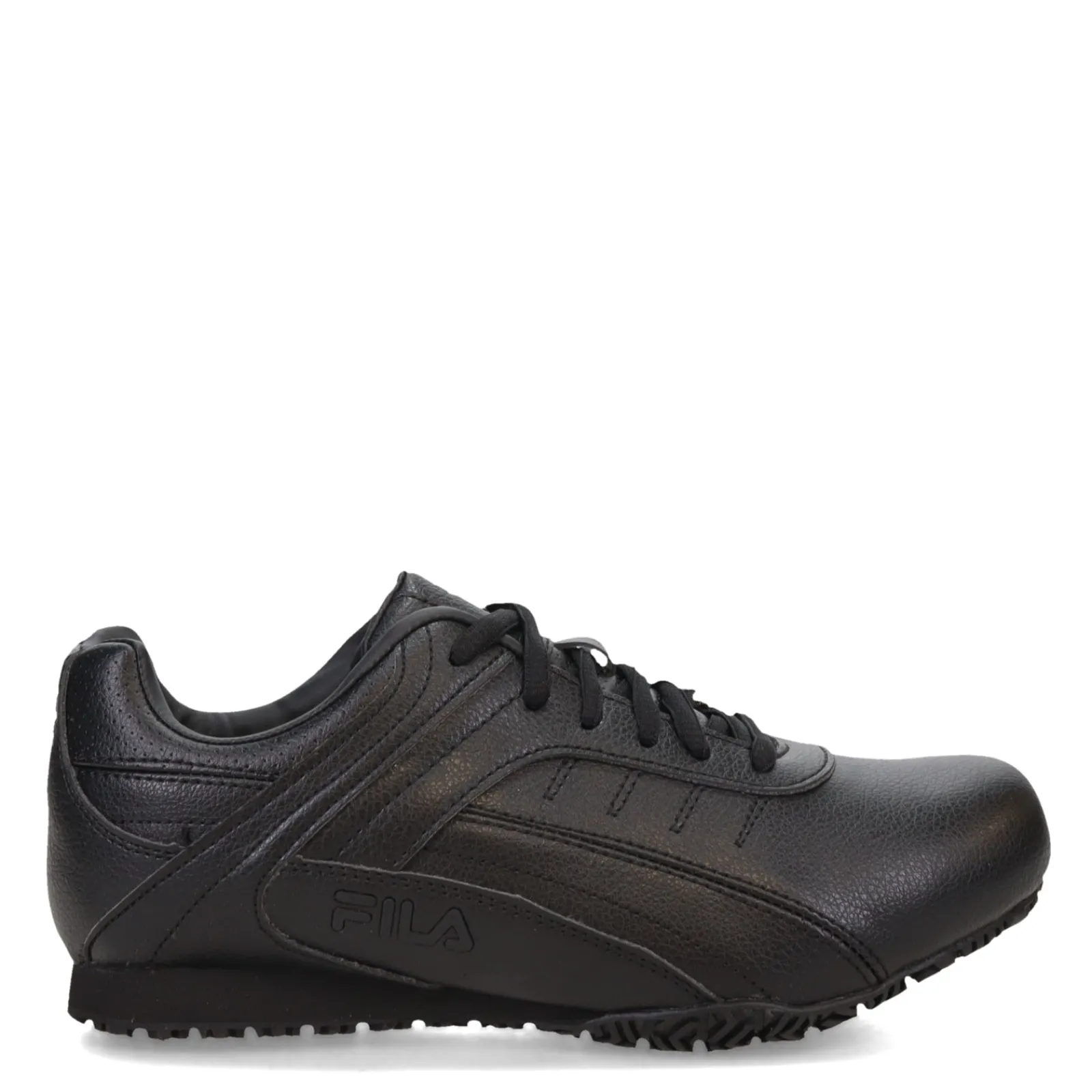 Fila Work & Safety|Women's , Memory Elleray 5 Slip Resistant Work Sneaker - Wide Width Black
