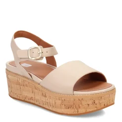 FitFlop Sandals|Women's , Eloise Cork Wrap Strap Sandal Beige