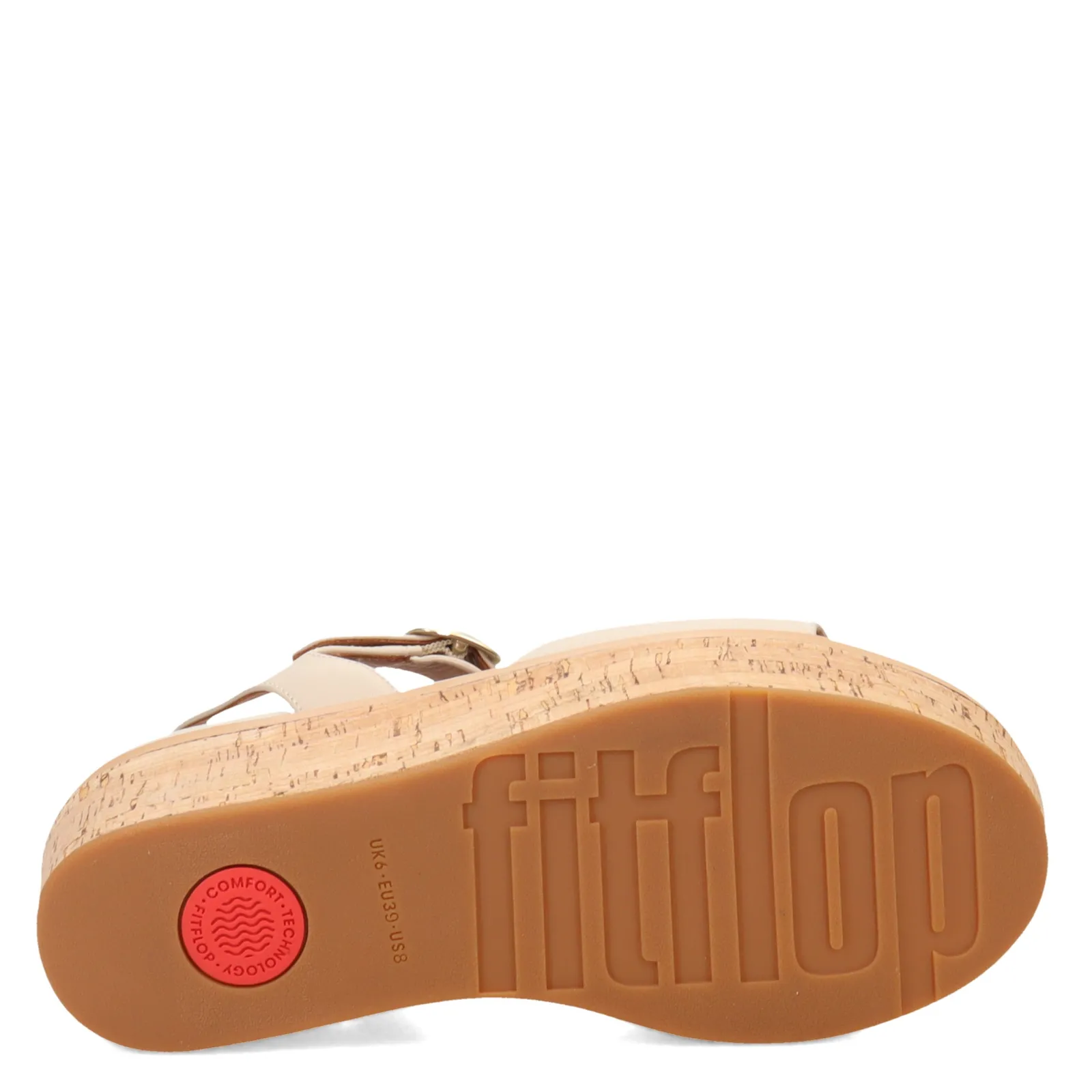 FitFlop Sandals|Women's , Eloise Cork Wrap Strap Sandal Beige