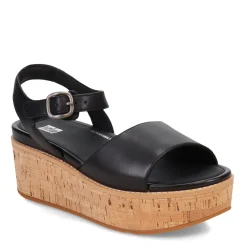 FitFlop Sandals|Women's , Eloise Cork Wrap Strap Sandal Black