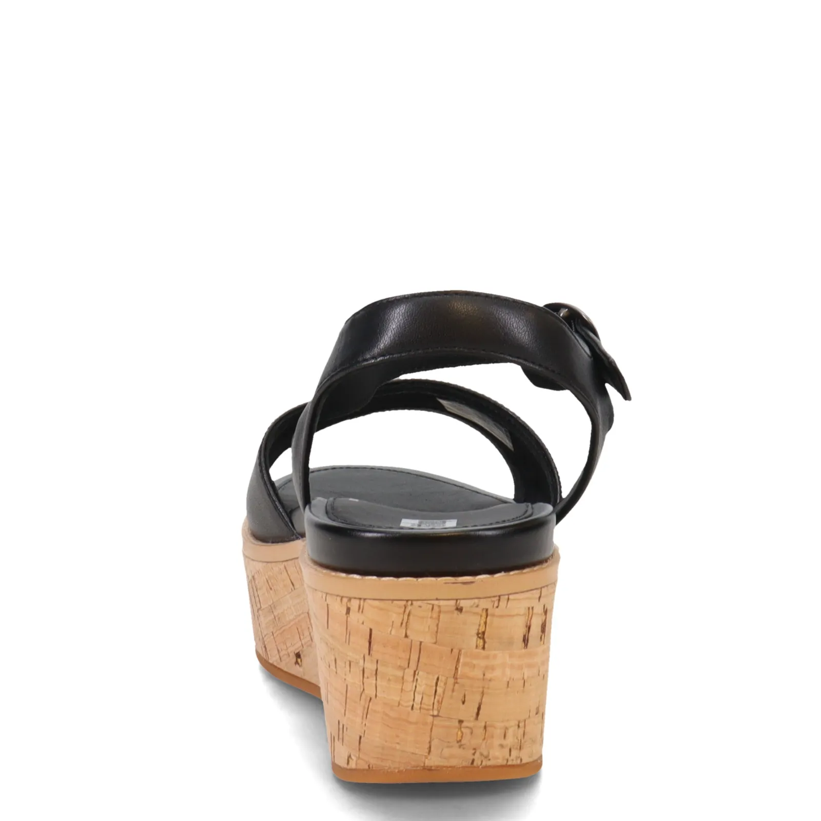 FitFlop Sandals|Women's , Eloise Cork Wrap Strap Sandal Black