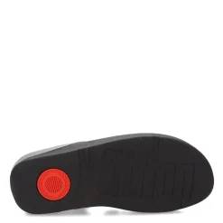 FitFlop Wedges|Women's , Fino Bauble Toe-Post Sandal Pewter Black