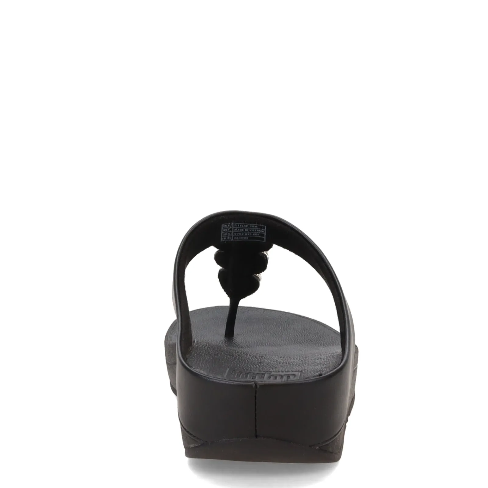 FitFlop Sandals|Women's , Fino Crystal Chain Toe-Post Sandal Black