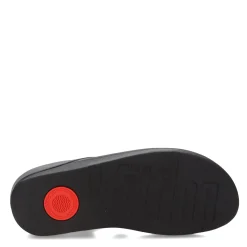 FitFlop Sandals|Women's , Fino Crystal Chain Toe-Post Sandal Black