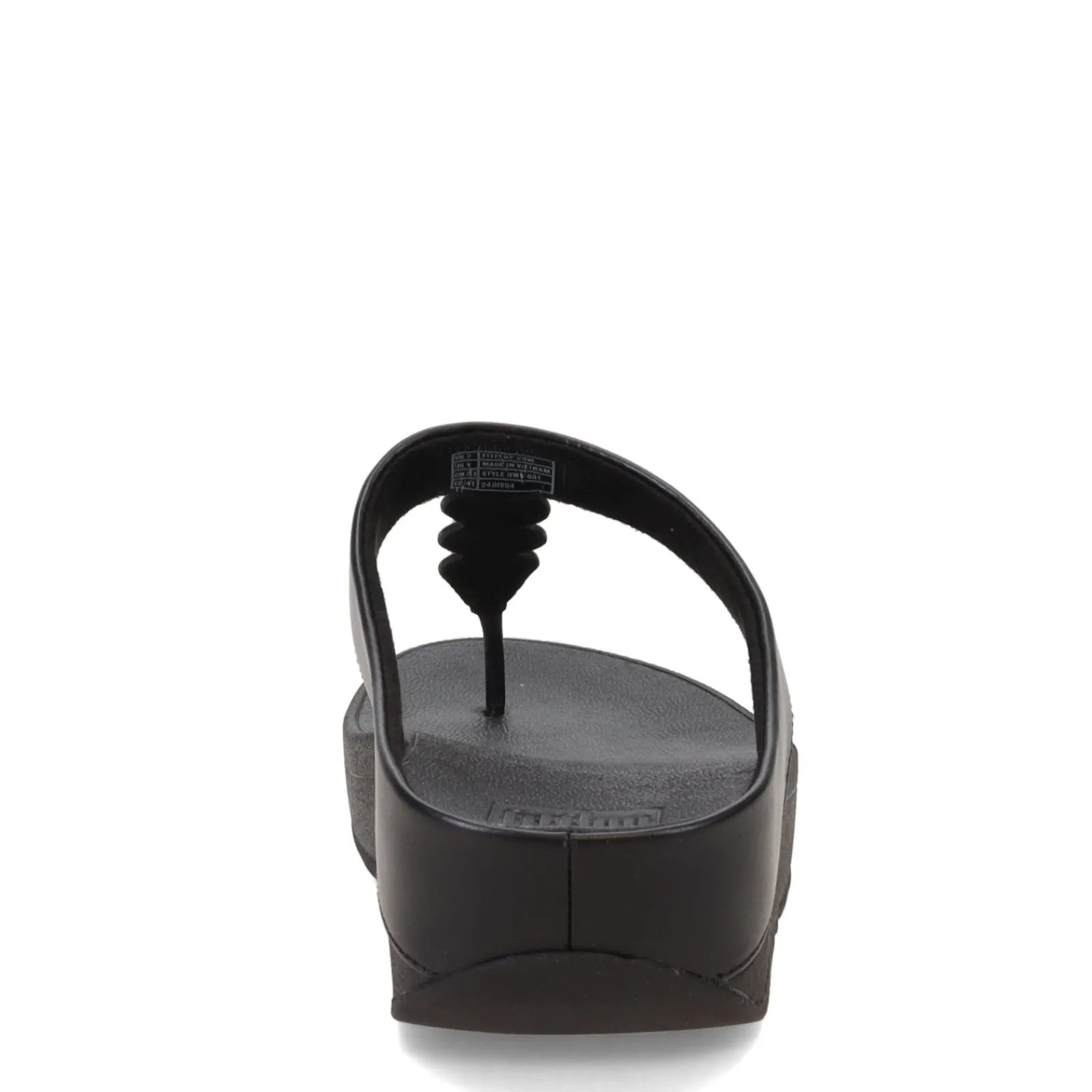 FitFlop Sandals|Women's , Fino Mirror Dome Toe-Post Sandal Black