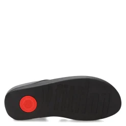 FitFlop Sandals|Women's , Fino Mirror Dome Toe-Post Sandal Black