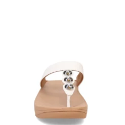 FitFlop Sandals|Women's , Fino Mirror Dome Toe-Post Sandal Urban White