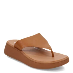 FitFlop Sandals|Women's , F-Mode Flatform Toe-Post Sandal Light Tan