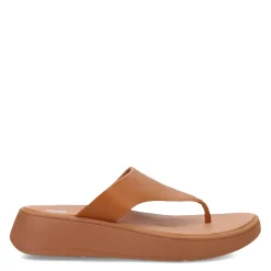 FitFlop Sandals|Women's , F-Mode Flatform Toe-Post Sandal Light Tan