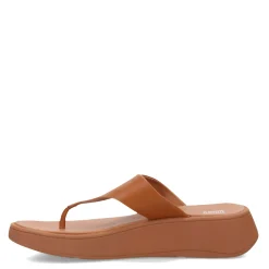 FitFlop Sandals|Women's , F-Mode Flatform Toe-Post Sandal Light Tan