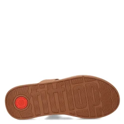 FitFlop Sandals|Women's , F-Mode Flatform Toe-Post Sandal Light Tan