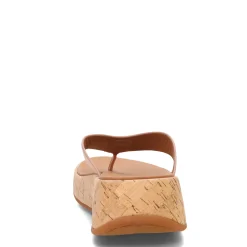 FitFlop Sandals|Women's , F-Mode Flatform Toe Post Sandal Rose Gold