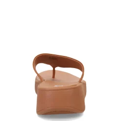 FitFlop Wedges|Women's , F-Mode Flatform Toe-Post Sandal Light Tan