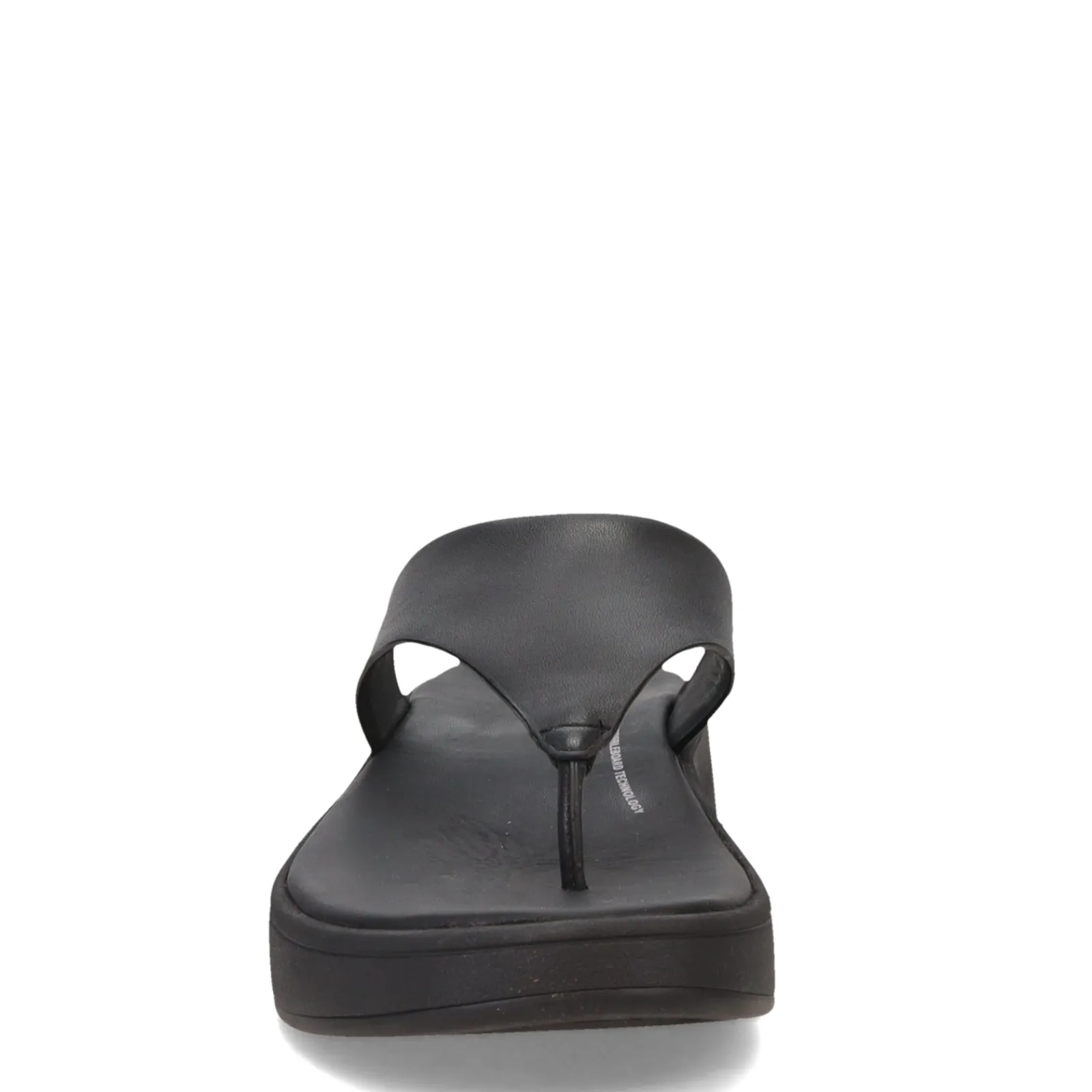 FitFlop Wedges|Women's , F-Mode Flatform Toe-Post Sandal Black