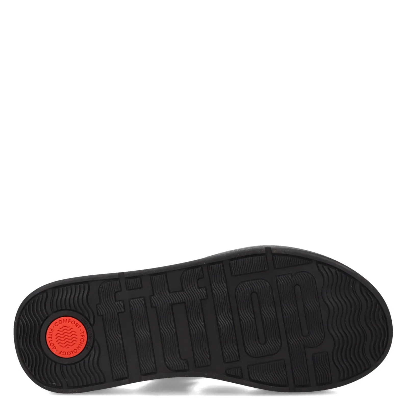 FitFlop Wedges|Women's , F-Mode Flatform Toe-Post Sandal Black