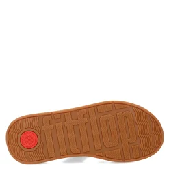 FitFlop Wedges|Women's , F-Mode Flatform Toe Post Sandal Platinum