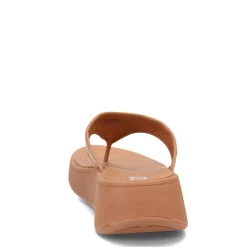 FitFlop Sandals|Women's , F-Mode Woven Flatform Toe Post Sandal Tan