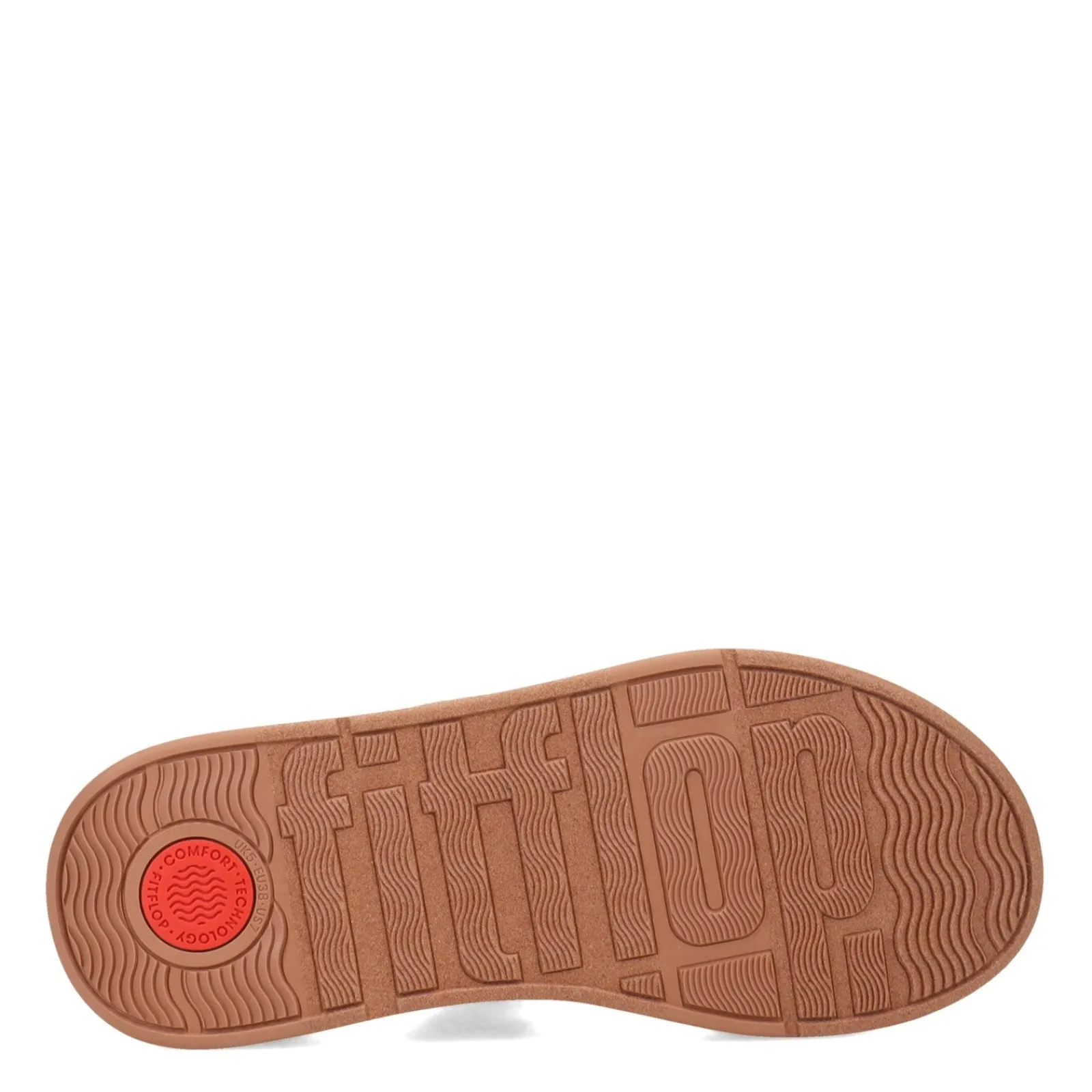 FitFlop Sandals|Women's , F-Mode Woven Flatform Toe Post Sandal Tan