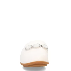 FitFlop Clogs & Mules|Women's , Gracie Beaded Circle Mule Urban White