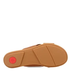 FitFlop Sandals|Women's , Gracie Cross Slide Light Tan