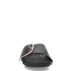 FitFlop Sandals|Women's , Gracie Maxi Buckle Slide Black