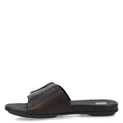FitFlop Sandals|Women's , Gracie Maxi Buckle Slide Black