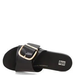 FitFlop Sandals|Women's , Gracie Maxi Buckle Slide Black