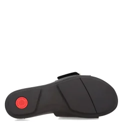 FitFlop Sandals|Women's , Gracie Maxi Buckle Slide Black