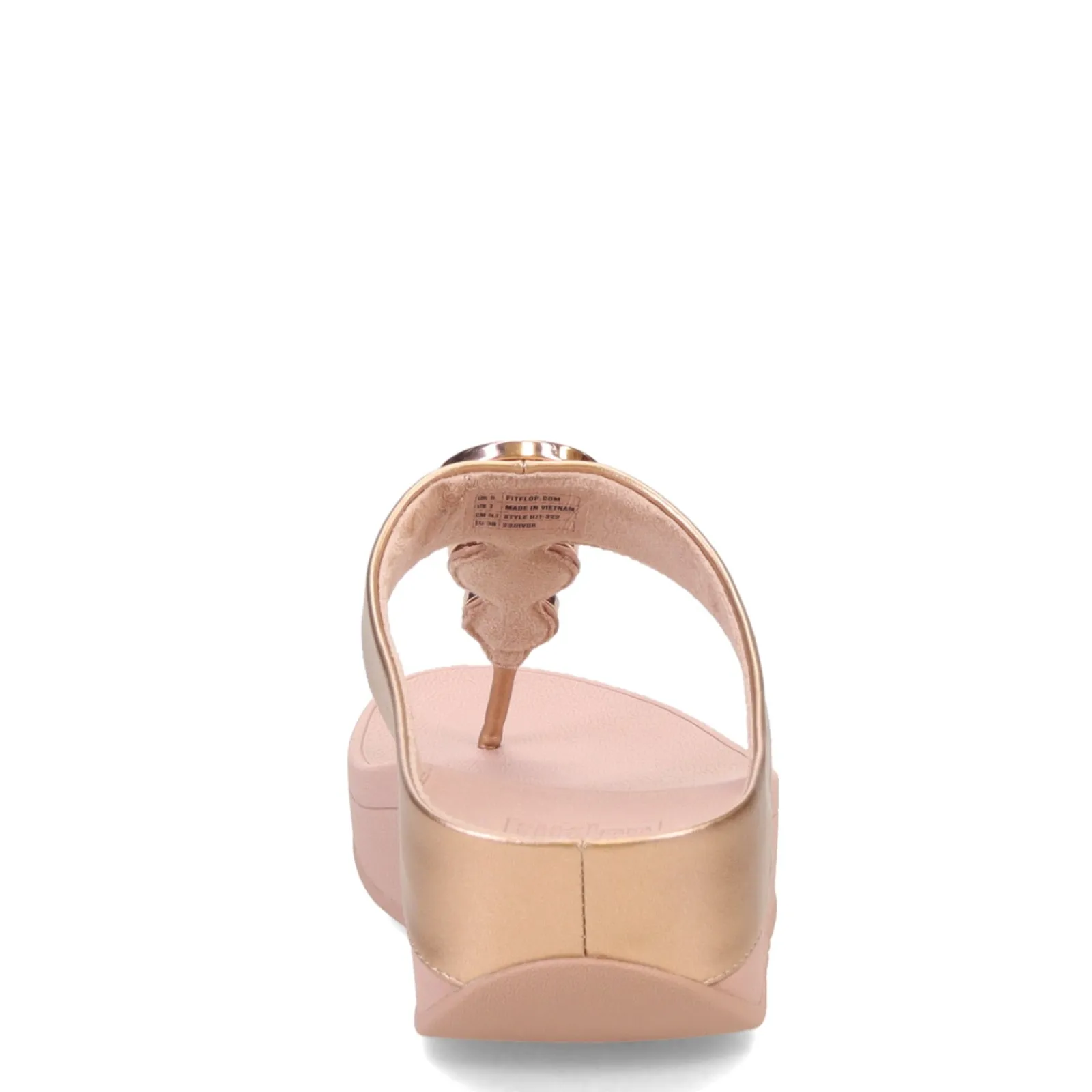 FitFlop Sandals|Women's , HALO Bead-Circle Toe-Post Sandal Rose Gold