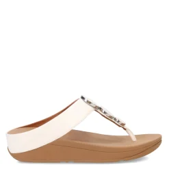 FitFlop Sandals|Women's , Halo Beaded Circle Toe-Post Sandal Urban White