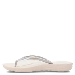 FitFlop Sandals|Women's , iQushion Flip-Flop Silver