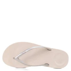 FitFlop Sandals|Women's , iQushion Flip-Flop Silver