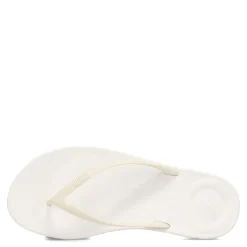 FitFlop Sandals|Women's , iQushion Flip-Flop Urban White