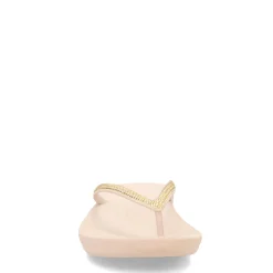 FitFlop Sandals|Women's , iQushion Sparkle Flip-Flop Beige