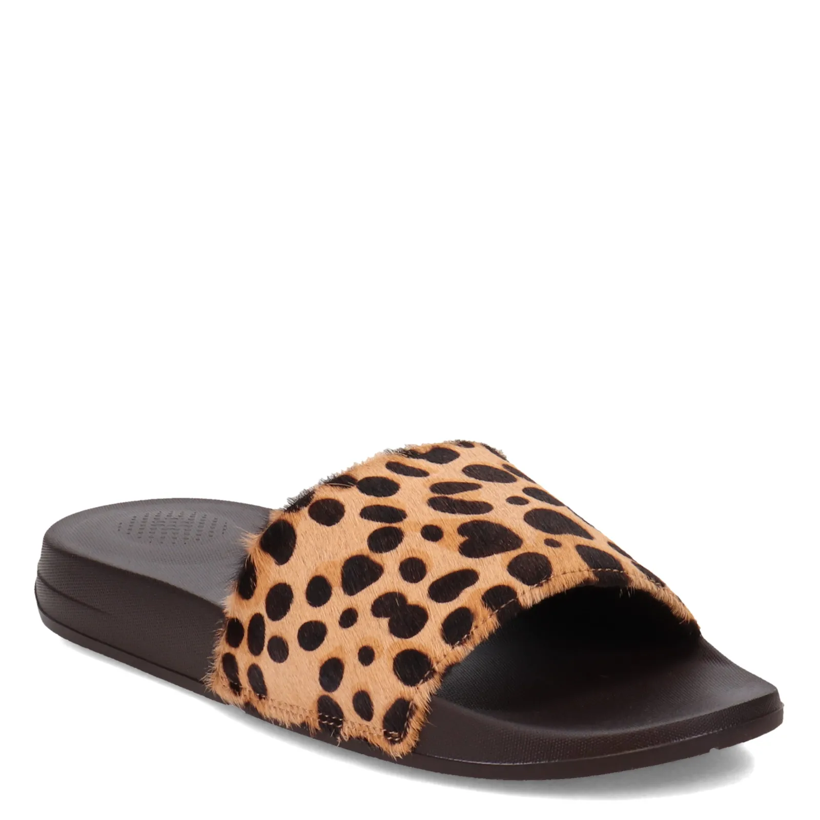 FitFlop Sandals|Women's , iQushion Slide Sandal Leopard