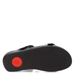 FitFlop Sandals|Women's , Lulu Adjustable Buckle Slide Sandal Black