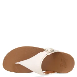 FitFlop Sandals|Women's , Lulu Adjustable Thong Sandal Urban White