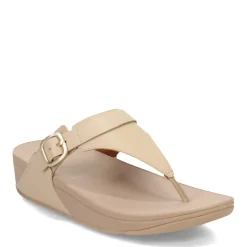 FitFlop Sandals|Women's , Lulu Adjustable Thong Sandal Latte Beige