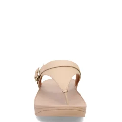 FitFlop Sandals|Women's , Lulu Adjustable Thong Sandal Latte Beige