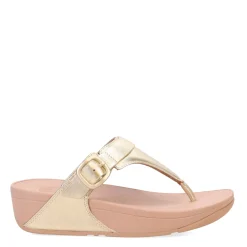 FitFlop Sandals|Women's , Lulu Adjustable Thong Sandal Platinum