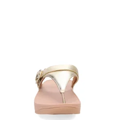 FitFlop Sandals|Women's , Lulu Adjustable Thong Sandal Platinum