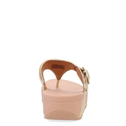 FitFlop Sandals|Women's , Lulu Adjustable Thong Sandal Platinum